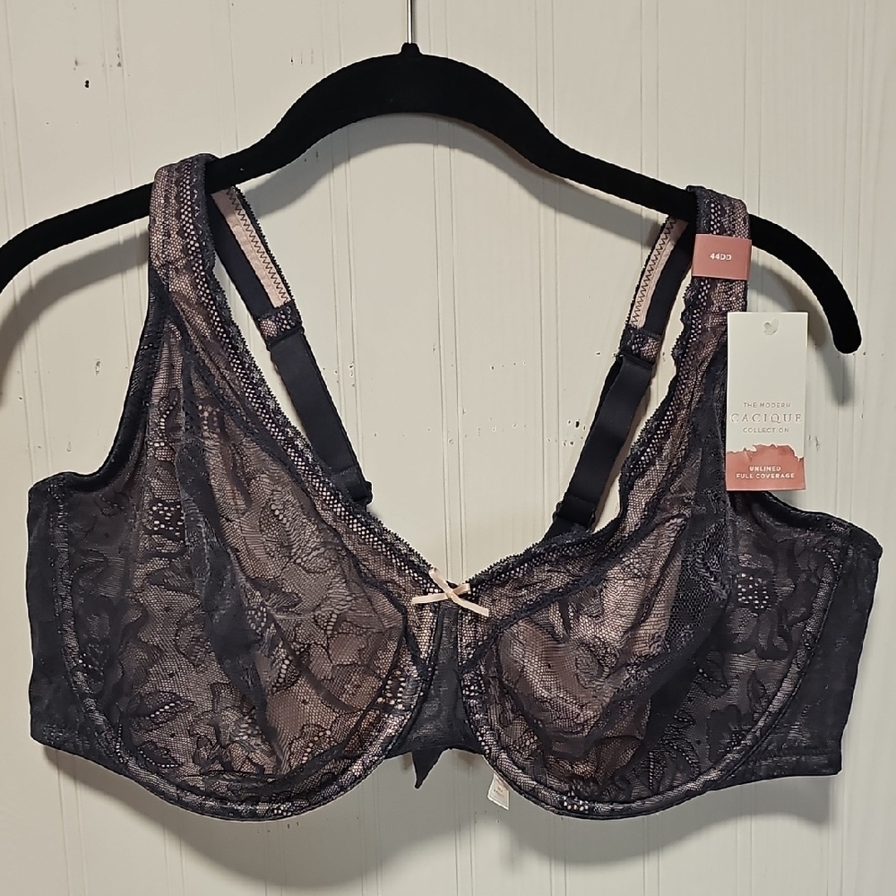 NWT Cacique Unlined Underwire Bra Sz 44DD